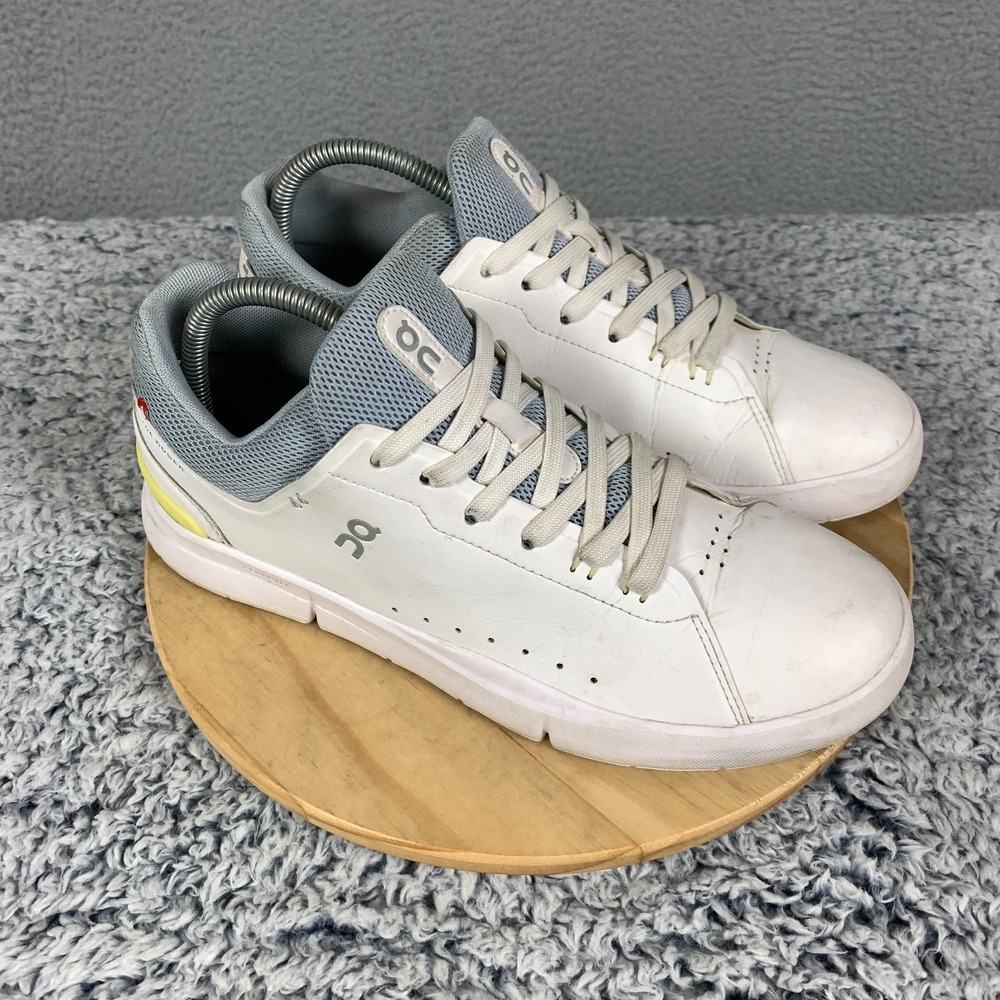 On The Roger Advantage Sneakers Women's 9.5 White/Nimbus Athletic Casual Shoes